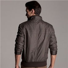 劲霸男装K-BOXING牛仔棉贴布格纹修身茄克KHO3871 黑色185/XXL款产品图鉴